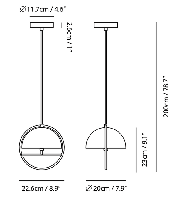 Guan Small Pendant
