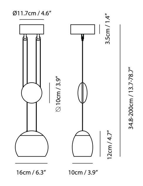 Yoyo LED Pendant