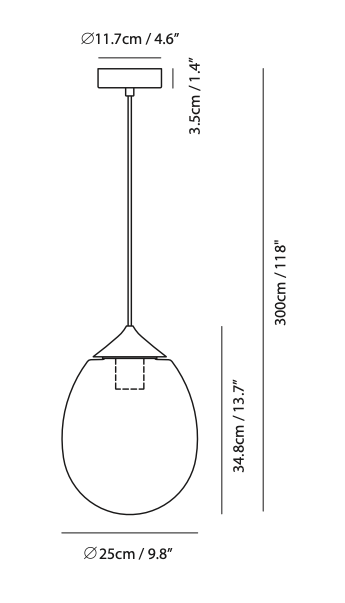 Mis LED Large Pendant
