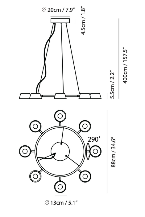 Poli Eight Pendant