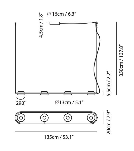 Pol Linear Pendant