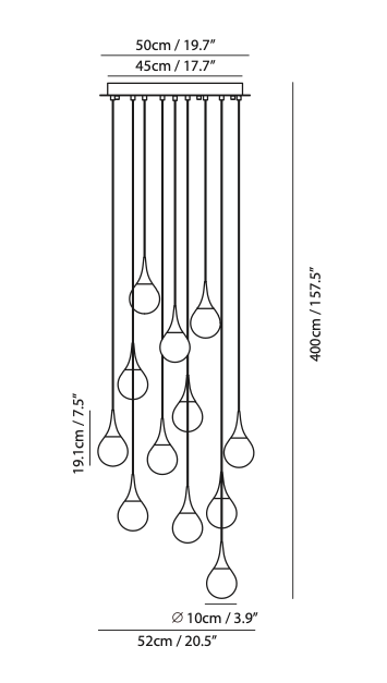 Kaokao Twelve Pendant Without Ring