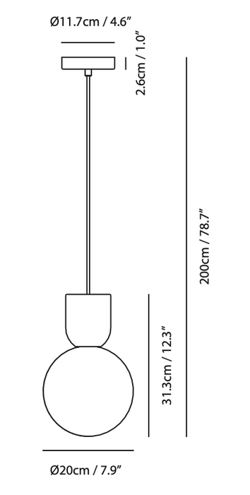 Manor Glo Large Pendant