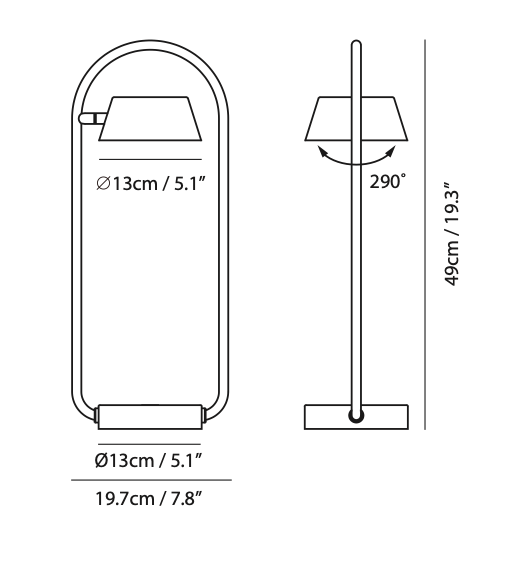 Pol Ring Table Lamp