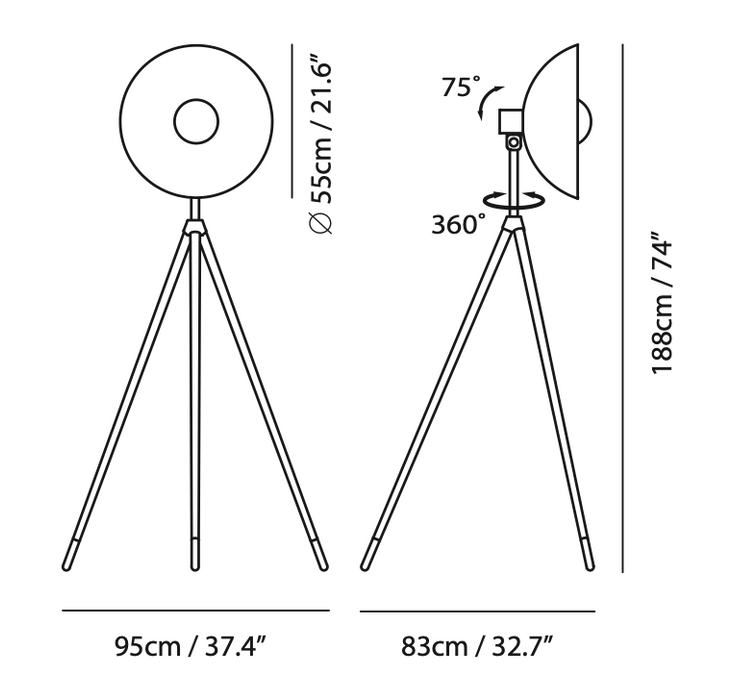 Luna Mega Floor Lamp