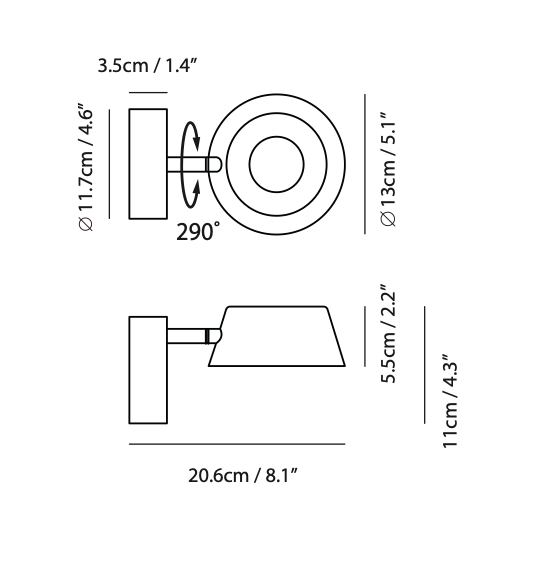 Pol Single Wall Lamp