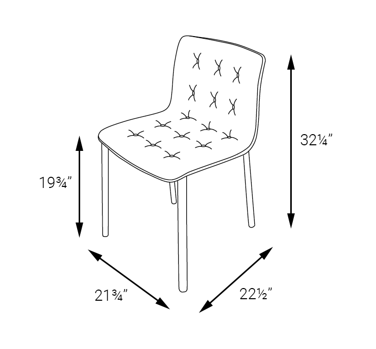 Kuga Dining Chair -Wood