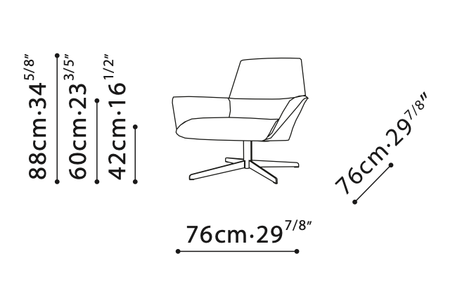 Qing Low Back Lounge Chair