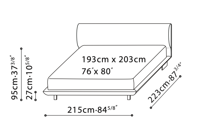 Elan King Bed