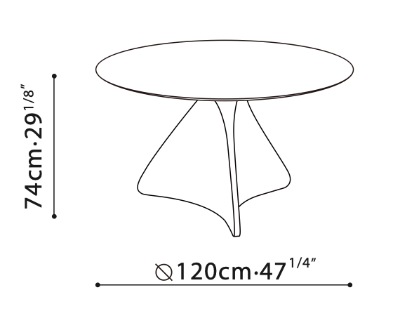 Spin Dining Table (47")