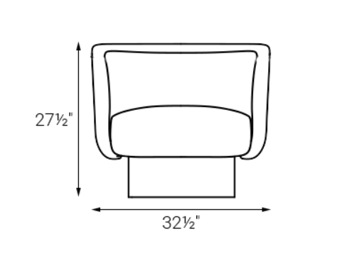 Doris Swivel Armchair