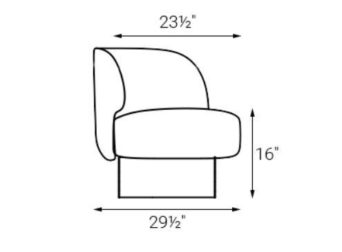 Doris Swivel Armchair