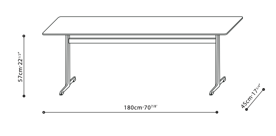 Vary 70" Console Table