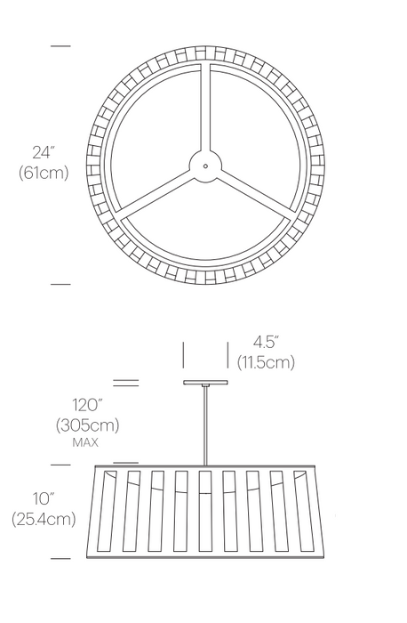 Olis Drum 24" Pendant