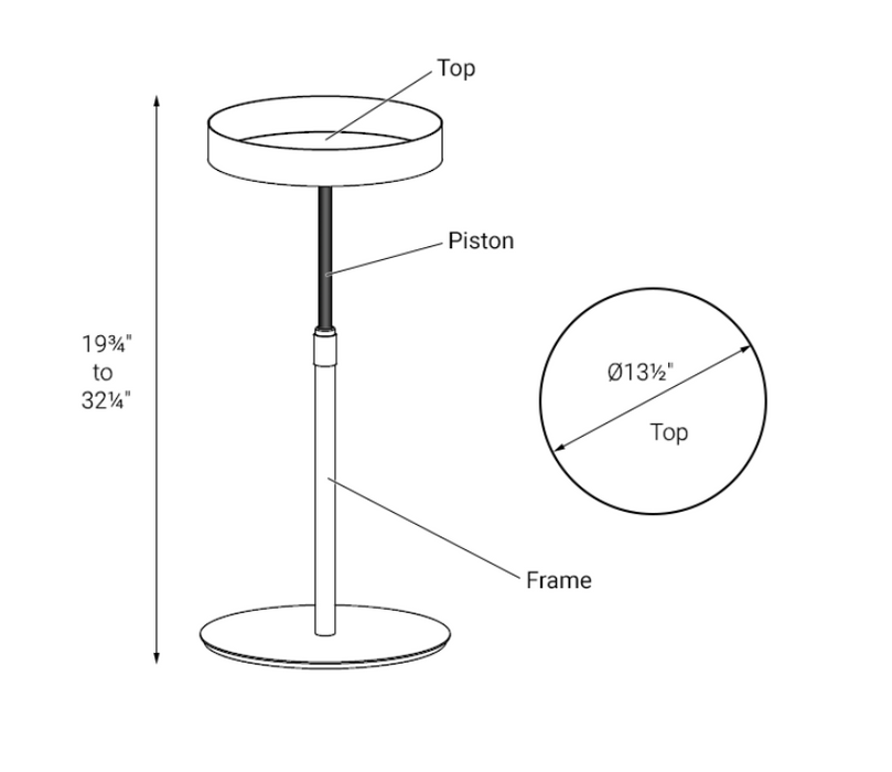 Lift Side Table