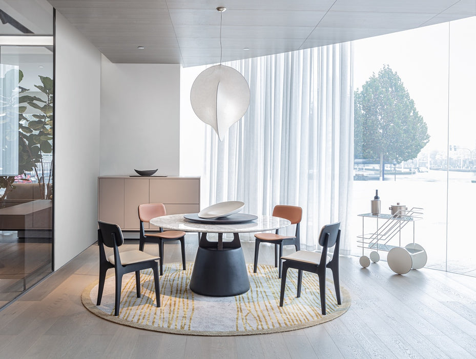 Unity Dining Table 53" with Lazy Susan