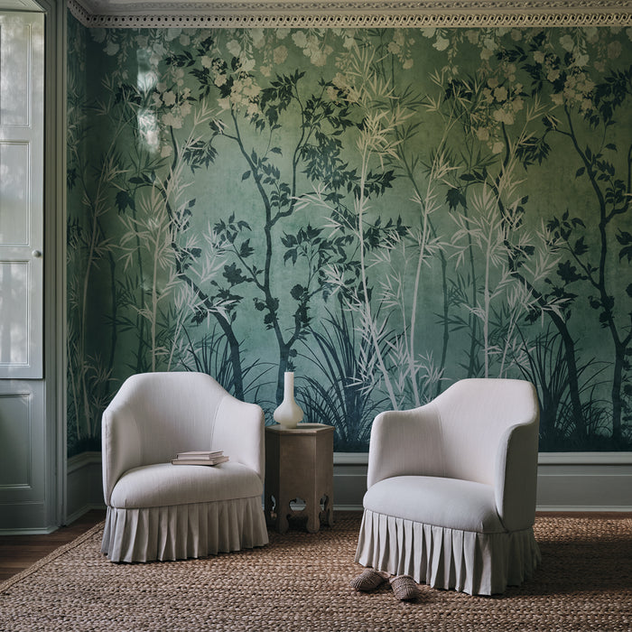 Jade Stroll Wall Covering