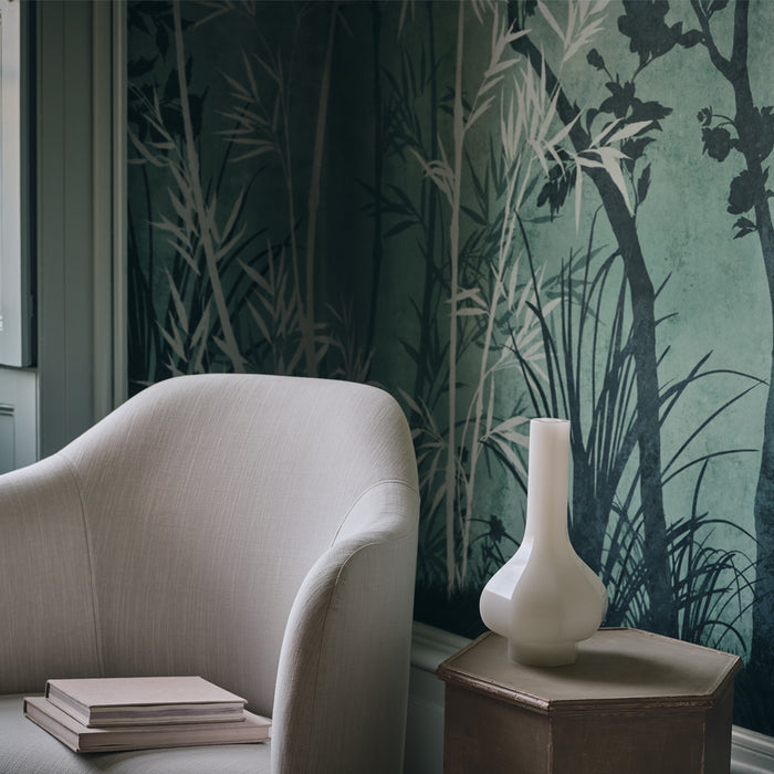 Jade Stroll Wall Covering