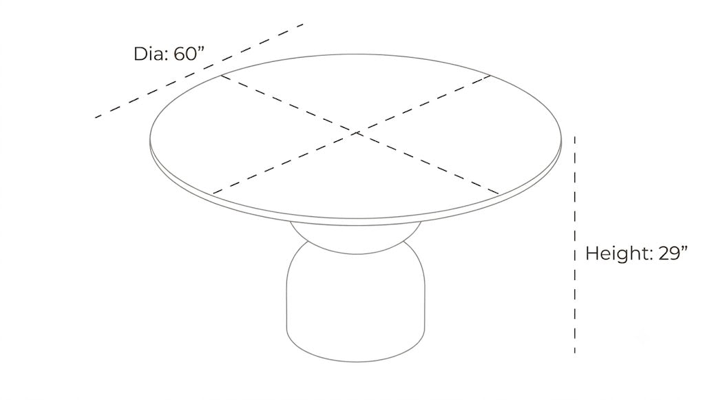Rock Round Dining Table