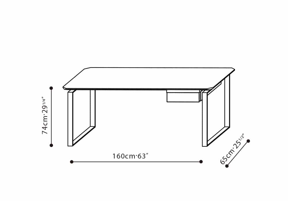 Verge Desk 63"
