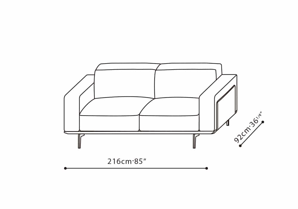 Moda Sofa 85"