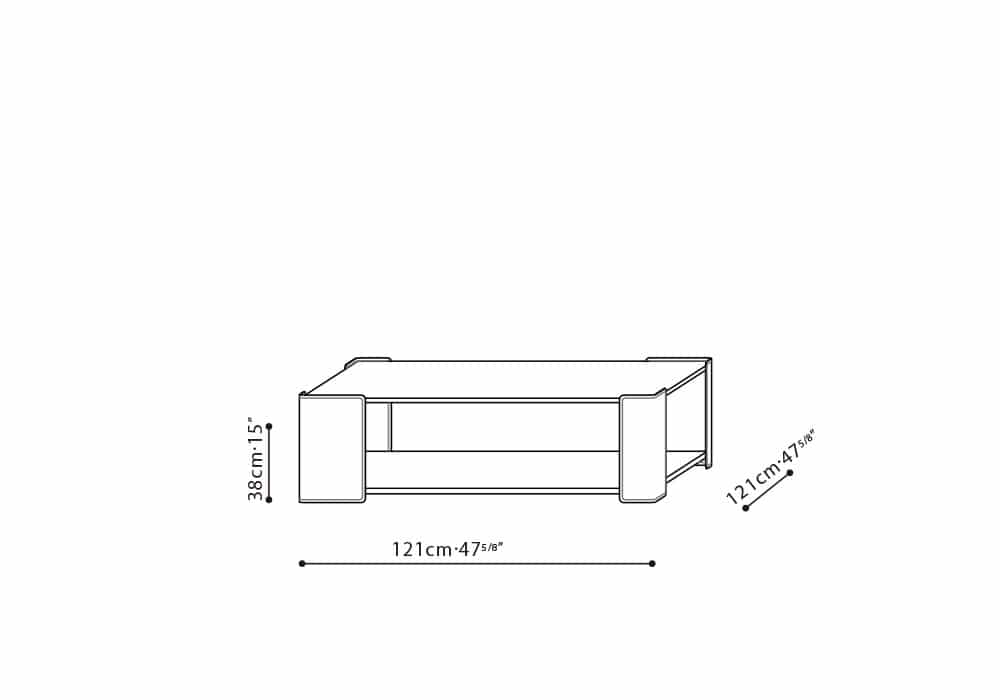 Rubix Coffee Table (Rectangle)