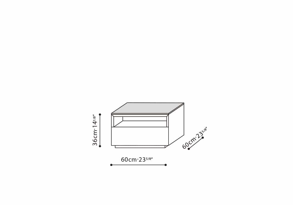 Blend Table (Square) Ceramic