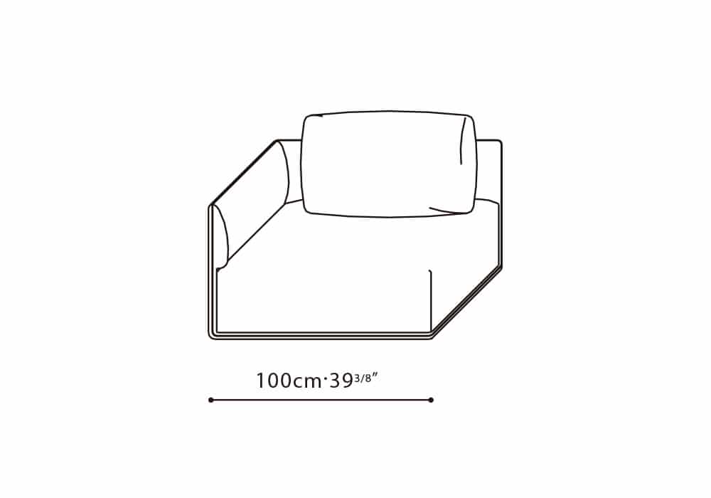 Elan-35 40" LAF Sofa