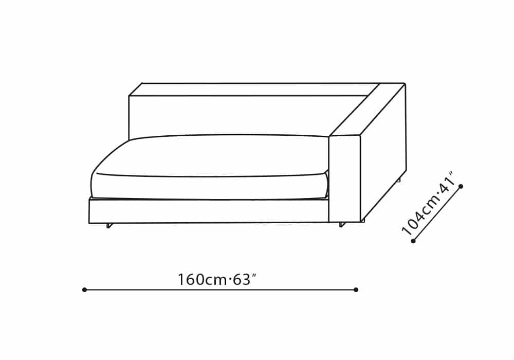 Clouds RAF Sofa 63"