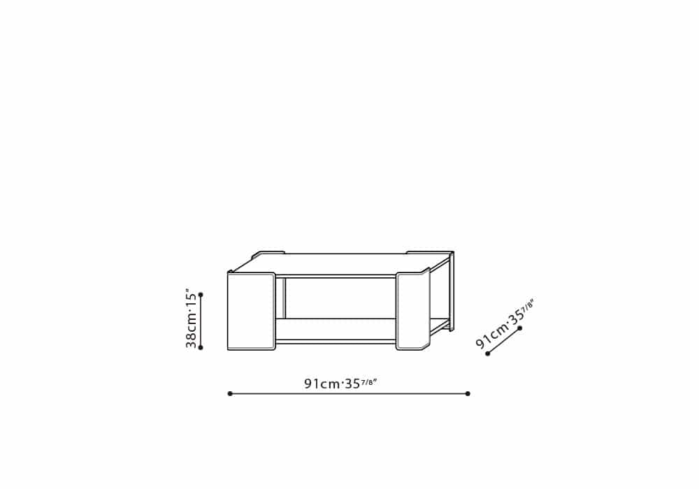 Rubix Coffee Table (Square)