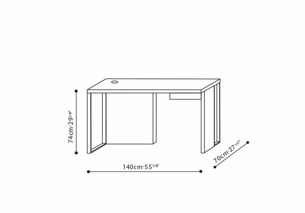 Time Desk 55"