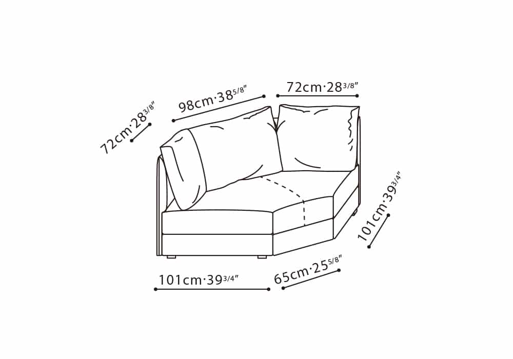 Bloom Large Corner Unit