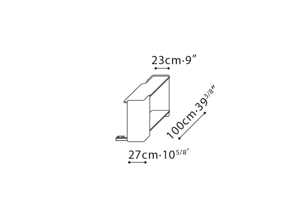 Rubix Marble RAF Armrest (LOW)