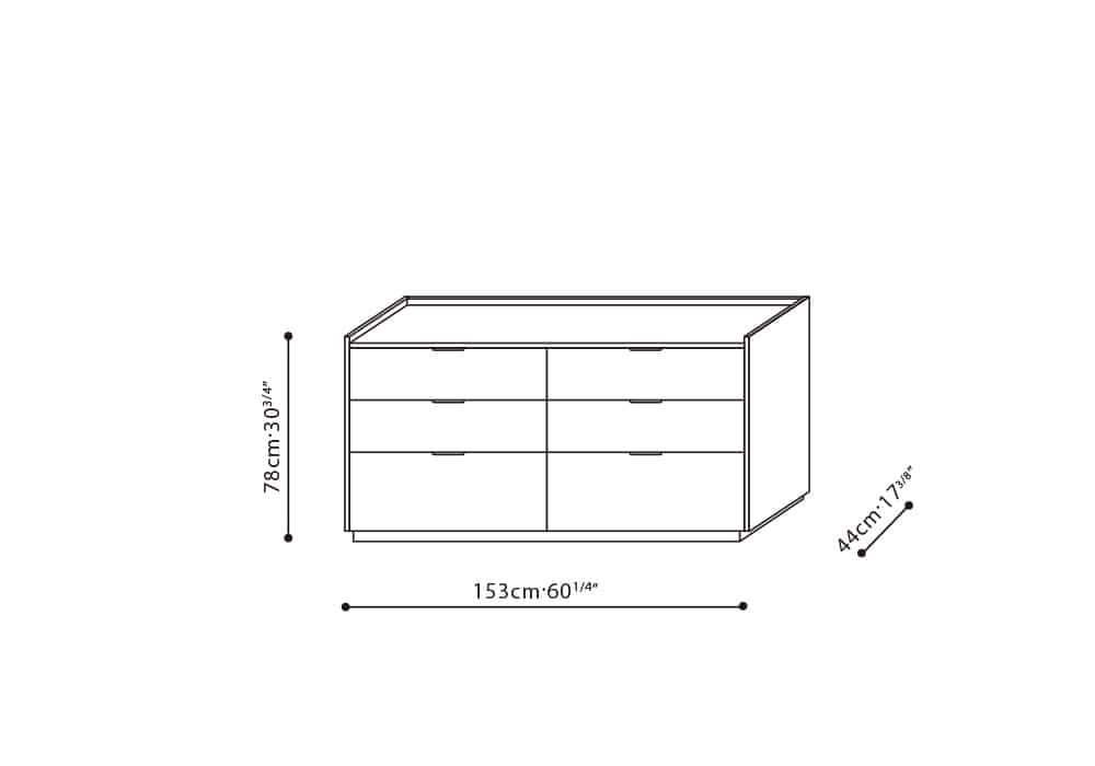 Matrix 60" Drawers Cabinet