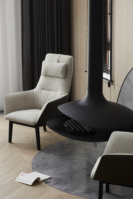 Qing Hi Back Lounge Chair (Fixed)