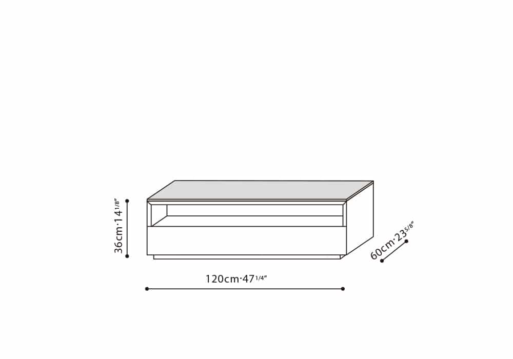 Blend Table (Rectangle) Ceramic