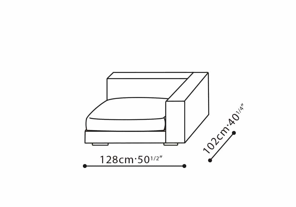 Casa-40  RAF Sofa 50.5"