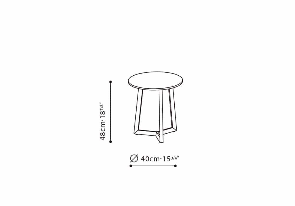 Teri Side Table (Small Round)