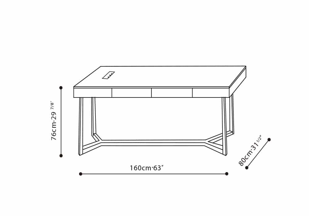 Vessel Desk 63"