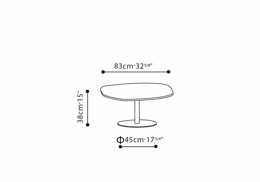 Hanna Shape Side Table (Large)