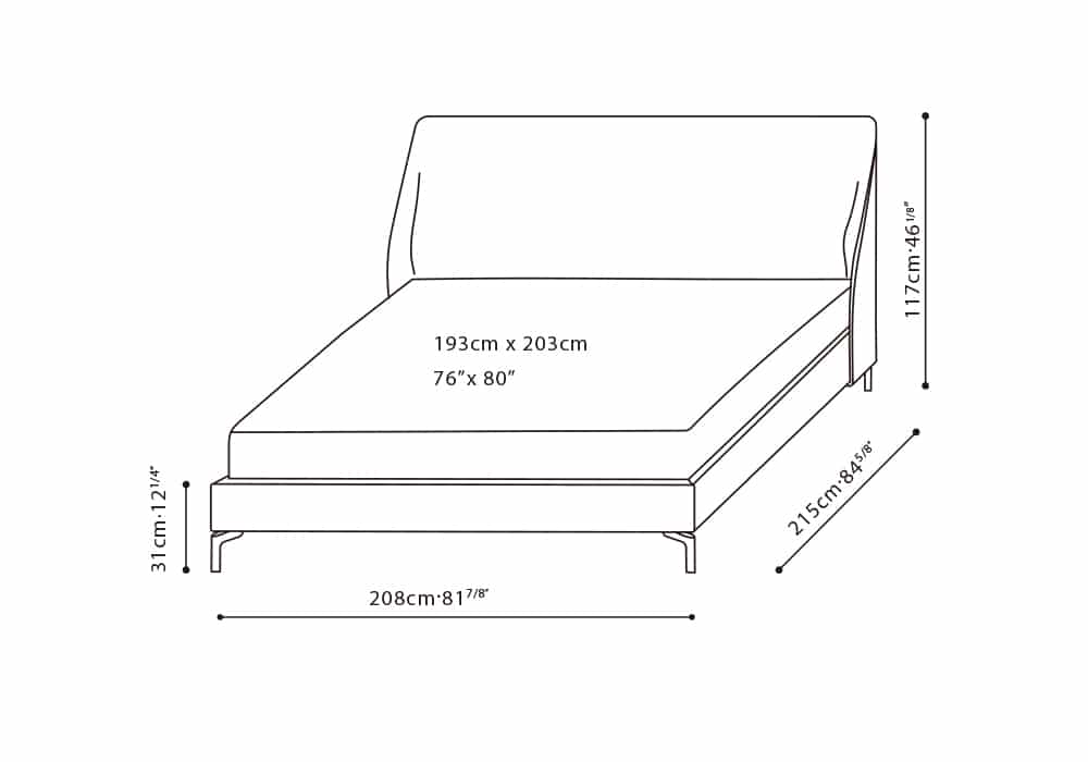 Melody King Bed