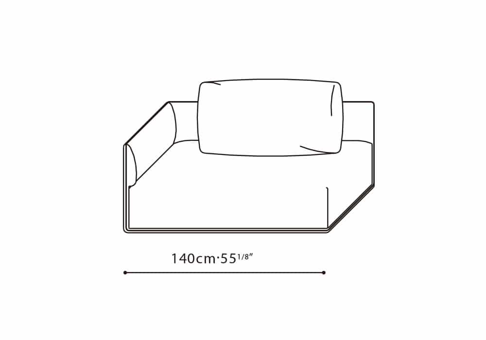 Elan-35 55" LAF Sofa