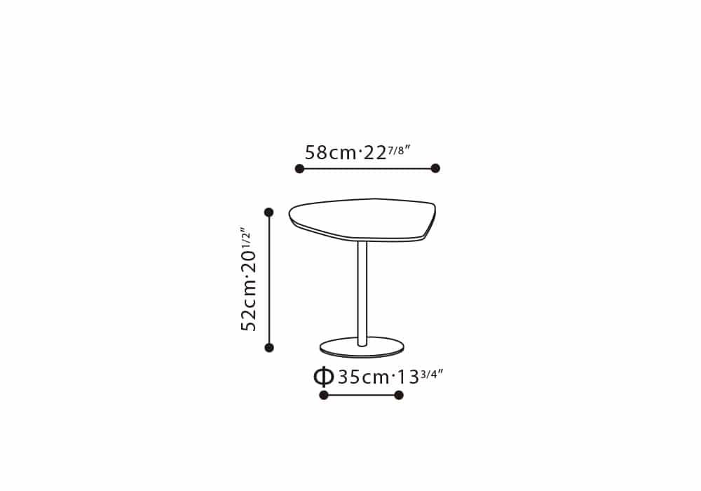 Hanna Shape Side Table (Small)