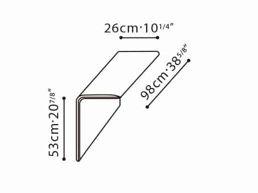 Bloom 38” L-Component Armless Sofa